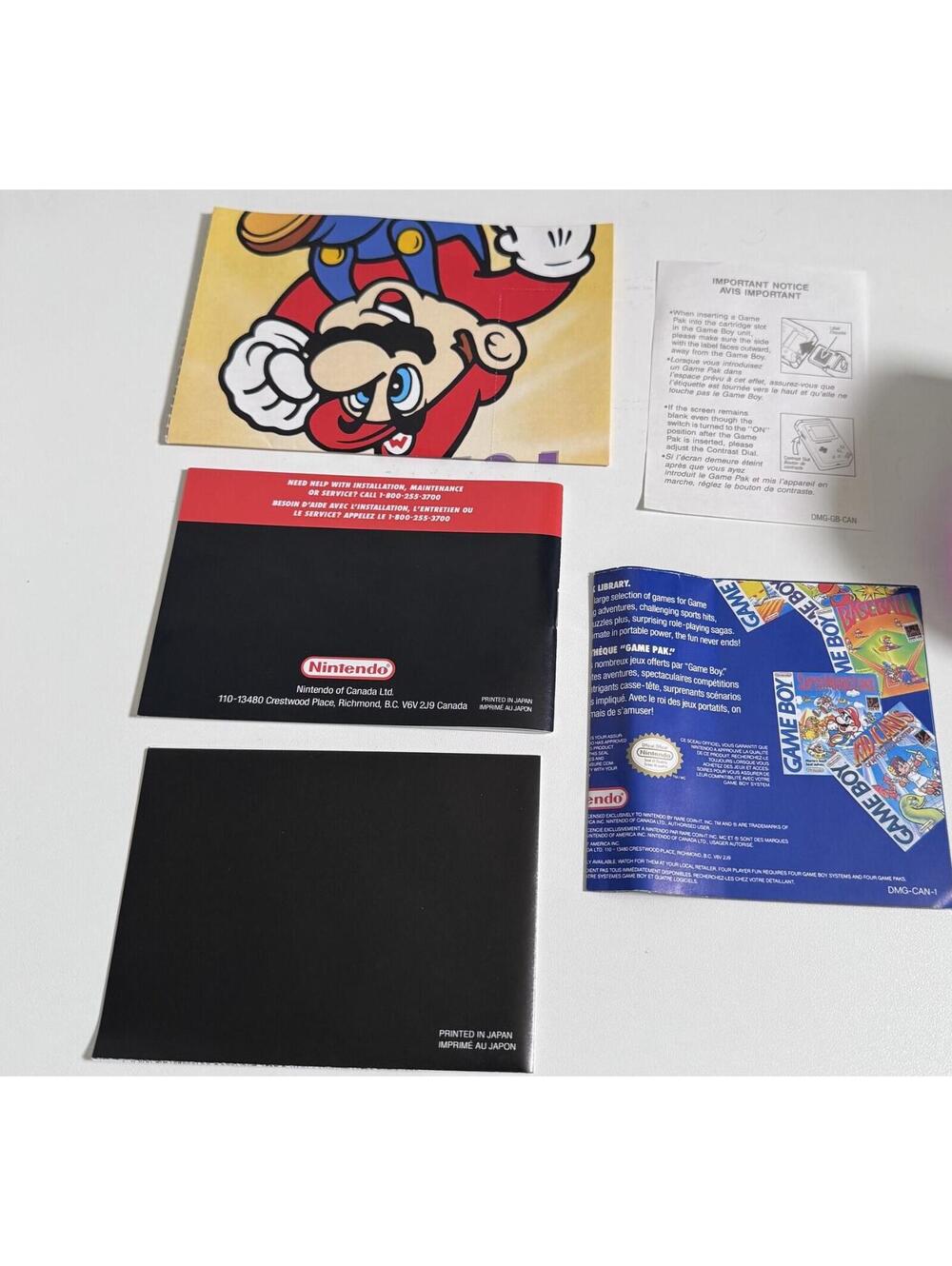 Nintendo Game Boy Console System Bundle In Box Tested Working - Picture 6 of 10